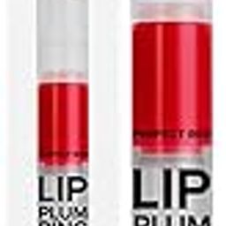 PROTOUCH Glossy Lip Plumping Drops - Volumizing Lip Gloss With 8-Hour Plumping Effect - Vegan Formula With Caffeine & Grape Seed Extract - Perfect Red-14