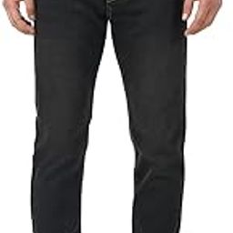 Men's Regular Fit Jeans - Mid-Rise | Cotton Blend | Stretchable Fabric | Contrast Stitch | Classic 5 Pocket Styling-image-4