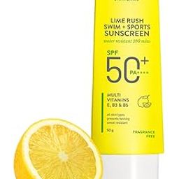 Dot & Key Lime Rush Swim + Sports Sunscreen SPF 50 PA++++ | Water Resistant & Sweat Resistant Sunscreen | UV/UVA Protect | No White Cast | Prevents Tan | For All Skin Types | For Women & Men-image-54