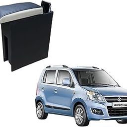 Centre Console Hand Armrest for Maruti -Wagon R 2004-2018 (Black ivory line)-27