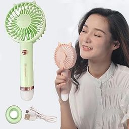 PELO Kids Portable Fan/Mini Cute Bear Desk Fan Small Speed Adjustable Fan/Cute Shape Suitable For Office Bedroom And Shopping Pack Of 1-22