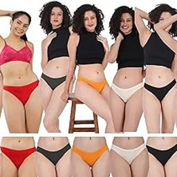 Women's Viscos Cotton G-Staring Thong Panties Pack of 7 for Seven Days as per Astrology, Available in Regular & Plus Size-picture-20