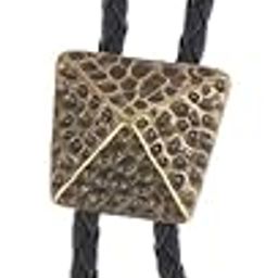 Retro Alloy Pendant Bolo Tie | Adjustable Genuine Leather Cowboy Necklace for Men & Boys-image-70