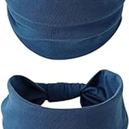 MERISHOPP®2Pcs Outdoor Headband Comfortable Hair Band Wrap for Running Workout Fitness Blue|Clothing, Shoes & Accessories | Womens Accessories | Hair Accessories|2 Sweatbands-image-77