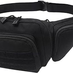 Outdoor Waist Shoulder Bag for Men Women Hiking Sling Chest Pack Black-image-29