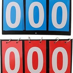 Enakshi (LABEL) Creations 2 Piece 3-Digital Table Top Scoreboard Flipper for Basketball Football-picture-16