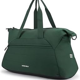 Assembly Premium Duffle Bag For Men And Women | Large Weekender Bag (45 Liters) | with attachable Shoulder Strap | Green | Float-image-26