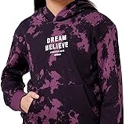 Alan Jones Clothing Girl's Tie-Dye Cotton Hooded Sweatshirt-image-74