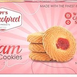 ANMOLPREET Jam Cookies 200g Wheat & Gluten Free Delicious Crunchy Gourmet Biscuit-image-39