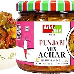 Add me Homemade Authentic Punjabi Mix Achar 300grm | Traditional Spicy Ghar ka Bana Achhar | Masaledar Tasty Flavours Mixed Pickles | Handmade Panjabi Vegetable Pickle | Indian Traditional Recipe-image-32
