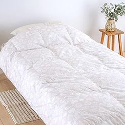 Romance Kosugi Down Skin Comforter White Down 85% Washable Junior Lightweight Fabric For Summer Made in Japan 51442 Beige [40] Junior-image-85