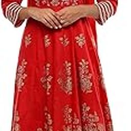 Women Polyester Blend Floral Printed Festive Anarkali Suit Set-image-56
