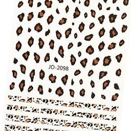 HEAVENGLOW Leopard Print Nail Art Stickers Nail Wraps for Girlfriend Woman Decorations-image-36