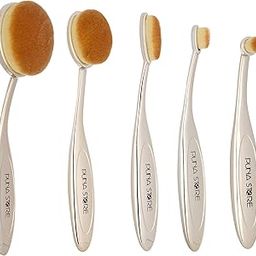 Puna Store® 5 Piece Oval Brush Set (Gold)-42