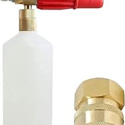 FT Tools Plastic Heavy Duty Professional Foam Cannon Snow Lance 1L Bottle with 1/4 Quick Connector for Pressure Washer-image-85