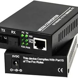 Fiber To Ethernet Media Converter 10/100 Base-Tx To 100 Base-Fx Single Mode Single SC Fiber SMSF Upto 20KM-25