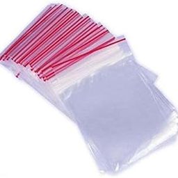 VIBHU Plastic Zip Lock Pouch Bags (7 inch x 10 inch, 100 Pieces, Transparent)-18