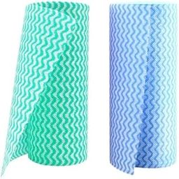 Paper Towel Roller For Wet & Dry Cleaning Dish, Basin, Glass, Home Accessories Use, Multicolour Pack Of 2-image-75