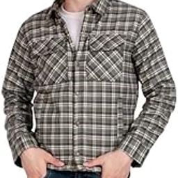 Men's Winter Shacket Multi Color Checked with Button Clouser Tweed Jacket-image-73