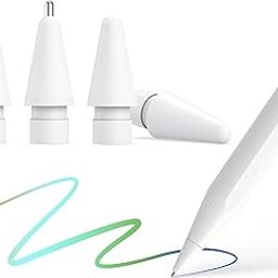 KINGONE Nibs for Apple Pencil Tip(2 POM Nibs+2 Fine Point Nibs), Compatible with Apple Pencil 1st/2nd Gen, Apple Pencil Pro/USB-C, Wear-Resistant, Highly Sensitive & Precise Control, Writing Fluently-16