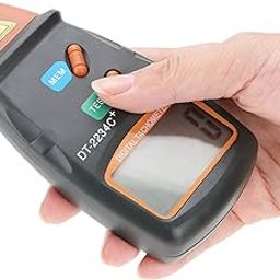 DT-2234C+ NonContact Digital LCD Tachometer, Handheld RPM Tester Meter with/Min Values Recording, Auto Range and Low Battery Indication-image-3