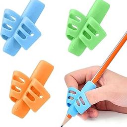 Party Propz Pencil Gripper for Kids Writing - 3Pcs | Pencil Holder | Pen Holder Or Finger Grip | Handwriting Pencil Grip Holder for Beginner | preschoolers | Pen Holder for Kids-26