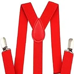 rr design Red Suspender Belt and Velvet bow tie for Men-picture-42
