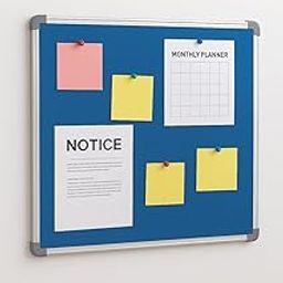 Nechams® Premium Notice Pin-up Bulletin Board for Office, Home & SchoolSoft Board with Durable Frame – Multiple Sizes – Wall-Mount Display Board for Posters, Photos, Notes & More-image-26