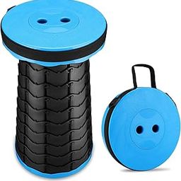Drumstone [𝐒𝐩𝐞𝐜𝐢𝐚𝐥 𝐃𝐞𝐚𝐥 𝟏𝟐 𝐘𝐞𝐚𝐫 𝐖𝐚𝐫𝐫𝐚𝐧𝐭𝐲 Foldable Telescoping Stool, Portable Retractable Stool for Adults, Upgraded Collapsible Folding Seat, Ideal Camping Stool for Outdoor-picture-0