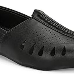 Men's Ethnic Laser Cut Slip On Flat Juttis and Mojaris-image-98