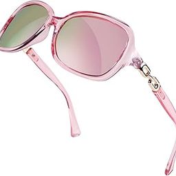 Vintage Square Polarized Sunglasses for Women UV400 Travel Driving Fashion Arcuate Sunglasses E1016-image-22