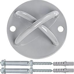 Faswin Wall Mount Bracket for Suspension Straps. Wall and Ceiling Mount for Suspension Straps, Olympic Rings, Body Weight Strength Training Systems, Yoga Swings & Boxing Equipment-image-70
