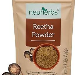 Neuherbs Reetha Powder 100g ( Pack of 1 ) For Men & Women | Pure & Natural Powder for Hair Cleansing and Nourishment | Cruelty & Paraben Free | With No Artificial Colour & Additives-13