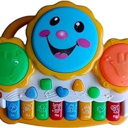 Musical Drum & Piano Keyboard Toy for Kids – Educational Music Toy with Animal Sounds, Flashing Lights & Fun Tunes-image-35