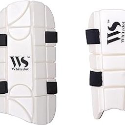 Whitedot HDF Moulded Cricket Single Thigh and Elbow Guard, Combo, Idol for Mens/Large/Adult, Right Hand-9