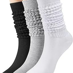 Slouch Socks Women, Long Winter Thigh High Boot Scrunch Socks, Warm Soft Slouchy Socks for Women Size 5-11-image-37