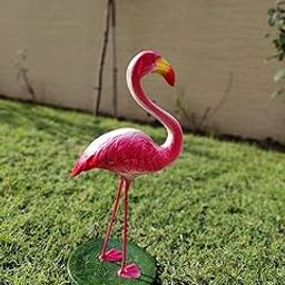 The Decorshed Garden Side Flamingos Garden Decoration, Garden animls, Flamingo for Garden Decor, Garden Decoration-Pink-image-62