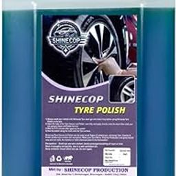 Bike & Car Tyre Polish 5 Liter Extreme Black Tyre Shine - Long Lasting Tyre Gloss & Dirt Repellent Formulation | Prevents Fading and Cracks | Non-Greasy and Pleasant Fragrance (5 Liter, BLUE)-image-25