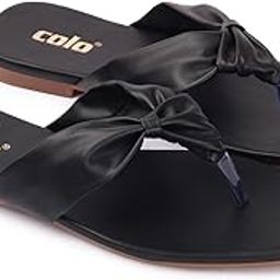 Naitik Women's Flat Chappal T-Strap Fashionable Sandal Casual Slipper for Girls and Ladies in 3 to 8 Sizes-picture-4