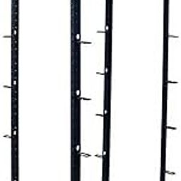 4-Post 45U Open Frame Floor Rack Black-18