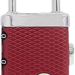 Yale Gem Travel Luggage 3 Digit Combination Padlock With Steel Shackle - YP3/31/123/1 - Red-picture-39