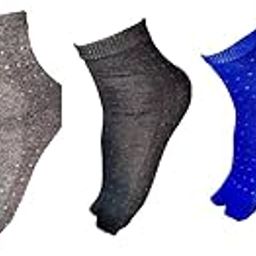 Women's Cotton Thumb Ankle Length Socks (Pack of 5, Dotted Multi Color)-picture-16