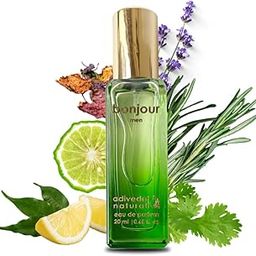 Adiveda Natural Bonjour Perfume Scent - Fresh Woody Citrusy Liquid Perfume For Men (20ml)-image-42