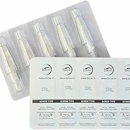 ibrow Permanent Makeup Machine Tattoo Screw Cartridges Needles for Lips - 0.30 mm (Pack of 10 Pcs)-image-95