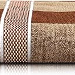 Kuber Industries Cotton Bath Towel|Super Absorbent Towel|Bath Towel for Men and Woman|Lightweight & Odour Free|Brown-image-11
