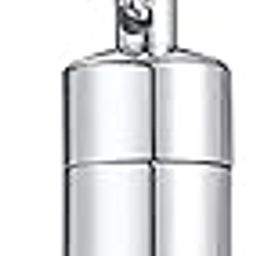 Men Cremation Urn Necklace for Ashes Locket Pendant Charm Decorative Silver-image-19