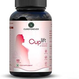 CUREFOREVER Cuplift Natural Breast Care Supplement for Women | Shatavari, Pueraria Mirifica, Fenugreek, Fennel & Ashwagandha | Supports Firmness, Shape & Skin Tone | Plant-Based Formula - 60 Capsules-image-17