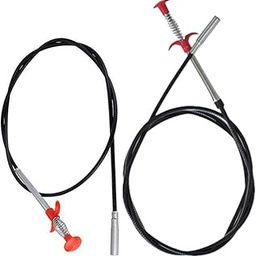 Cabilock 2pcs Drain Cleaning Tools Flexible Grabber Pipeline Dredging Tool for Clogs for Kitchen Bathroom Sinks Reusable Easy to Use-36
