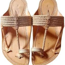 Leather Kolhapuri Chappals for Men - The Light Double | Stylish & Comfortable | Handmade by Local Artistans | Leather Slipper, Kolhapuri's Chappal for Men-picture-16