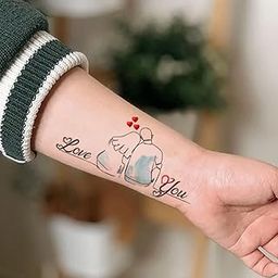 Mom Dad Temporary Tattoo For Male And Female-image-40